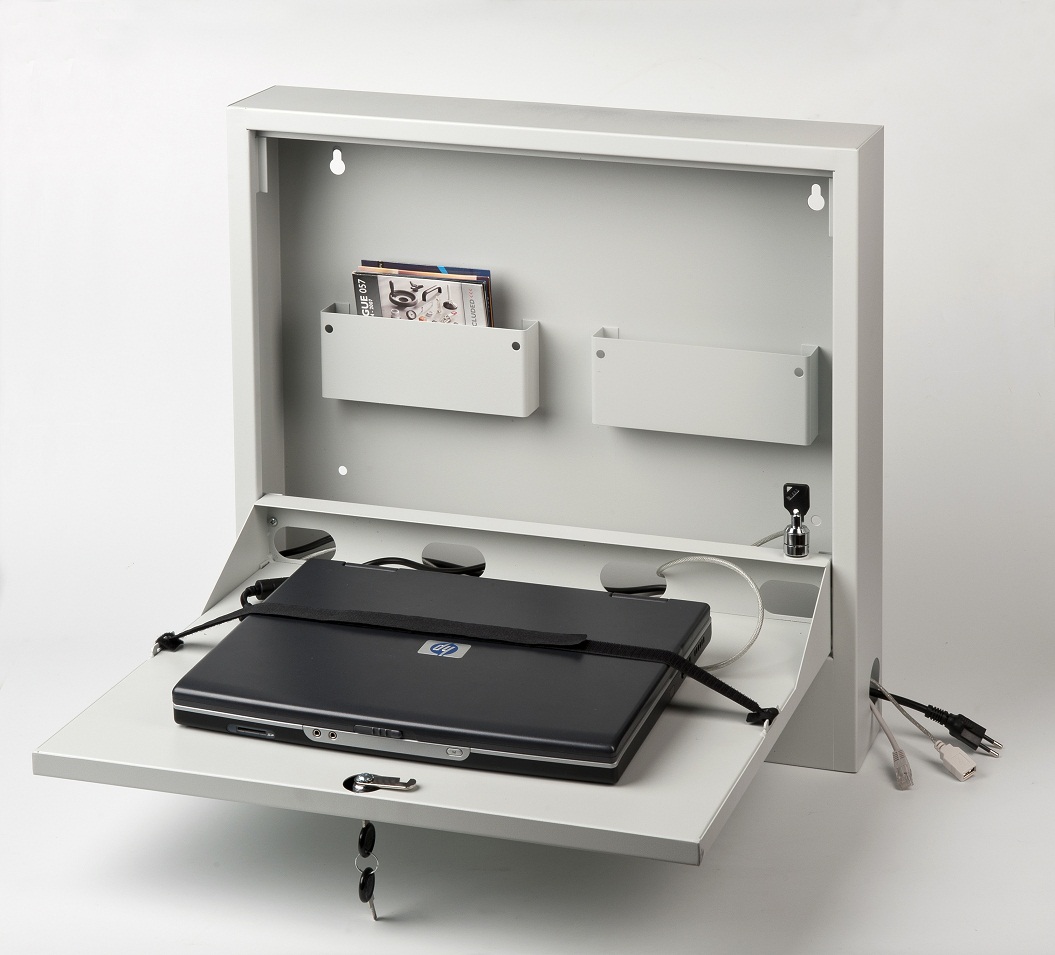 Laptopaufbewahrung,Laptop-Box, für Wandmontage