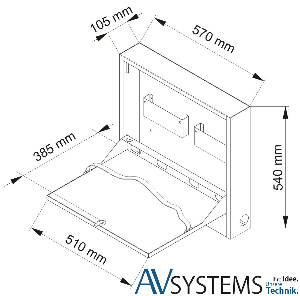 Laptopbox Deluxe Laptopaufbewahrung AV Systems laptopbox-deluxe-laptopaufbewahrung-av-systems